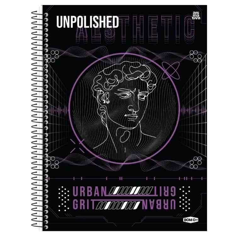 CADERNO 10X1 BOM D  MASCULINO